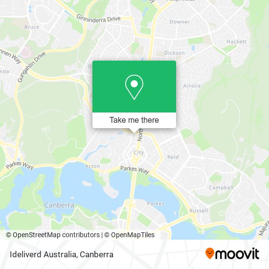 Ideliverd Australia map