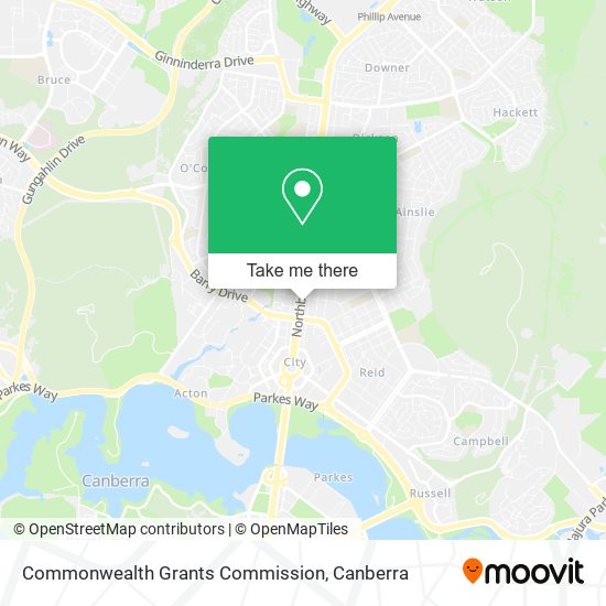 Commonwealth Grants Commission map