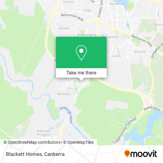 Blackett Homes map