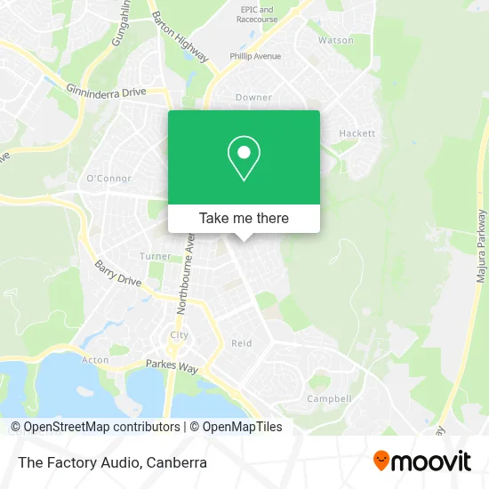 Mapa The Factory Audio