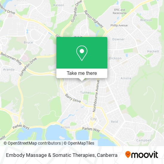 Embody Massage & Somatic Therapies map
