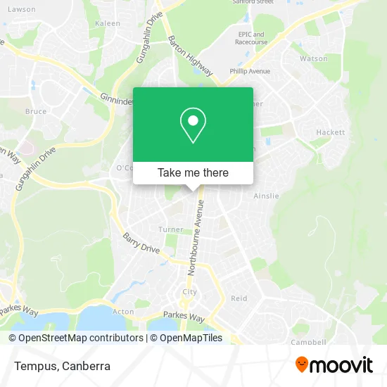 Mapa Tempus