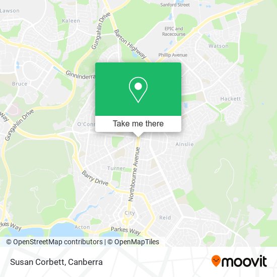 Susan Corbett map