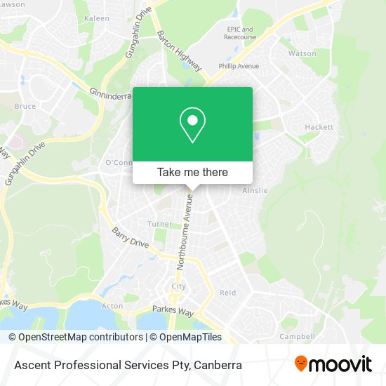 Ascent Professional Services Pty map