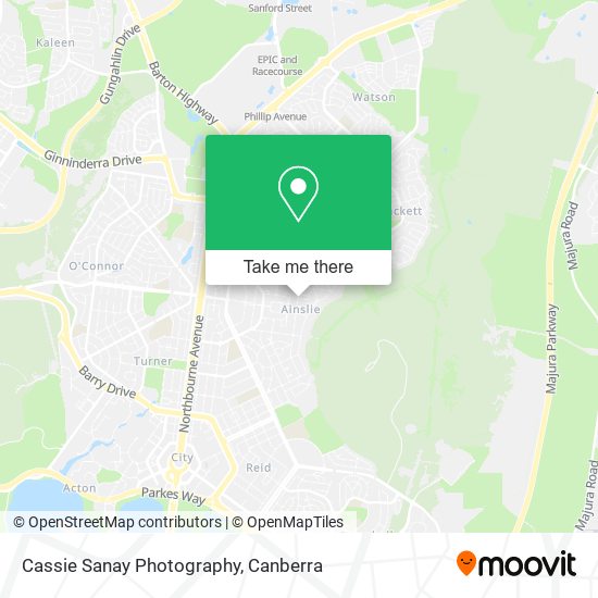 Cassie Sanay Photography map