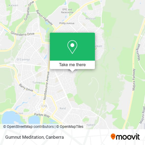 Gumnut Meditation map