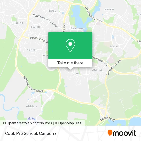 Mapa Cook Pre School