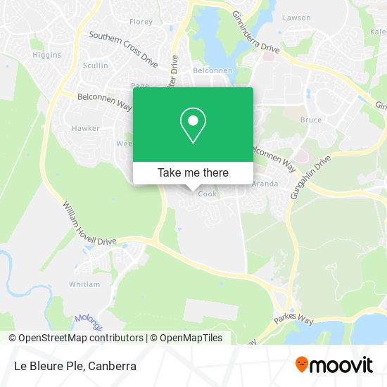 Le Bleure Ple map