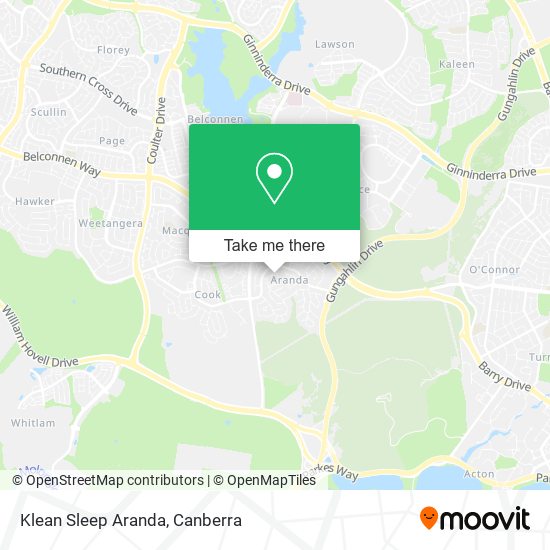 Klean Sleep Aranda map