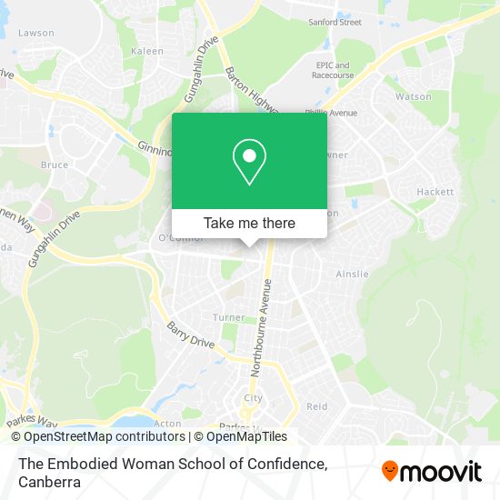 The Embodied Woman School of Confidence map