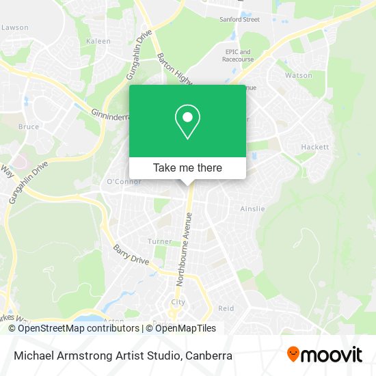 Mapa Michael Armstrong Artist Studio