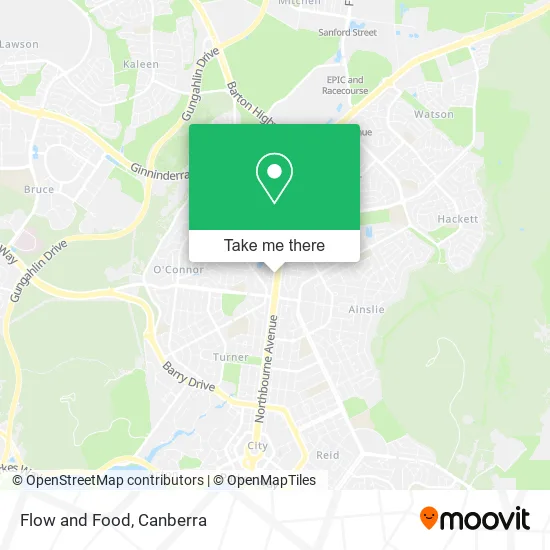 Flow and Food map