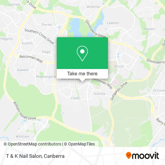 T & K Nail Salon map