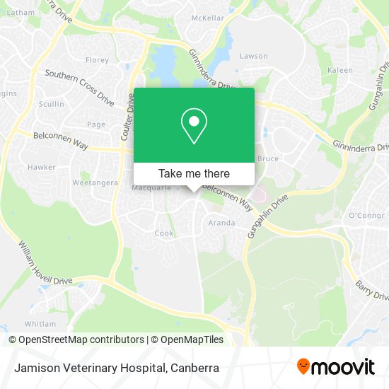 Mapa Jamison Veterinary Hospital