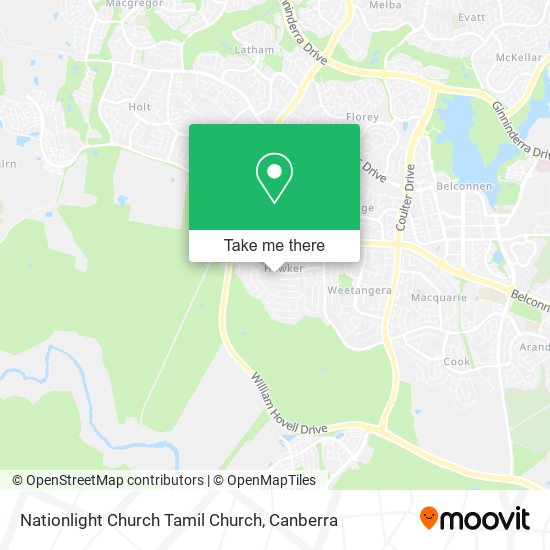 Nationlight Church Tamil Church map