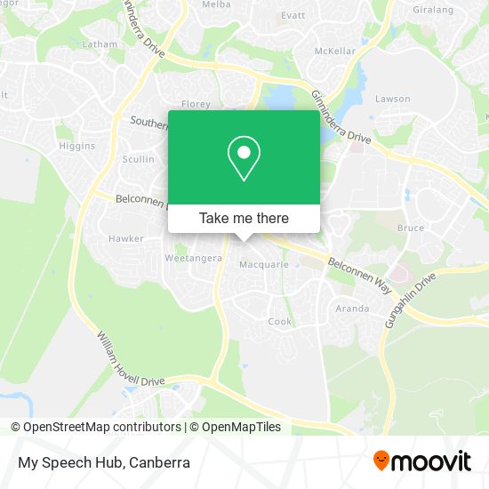 My Speech Hub map