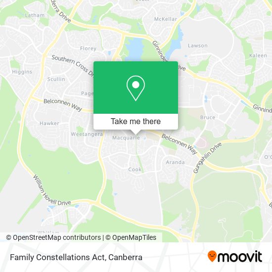 Family Constellations Act map