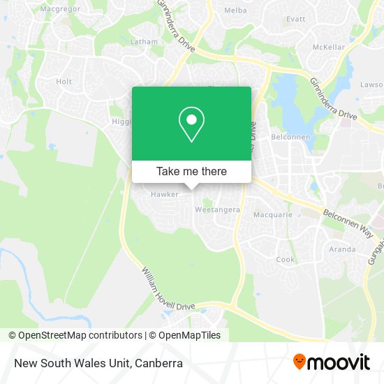 Mapa New South Wales Unit