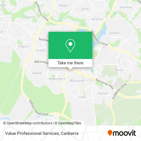 Mapa Value Professional Services