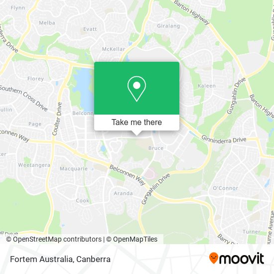 Fortem Australia map