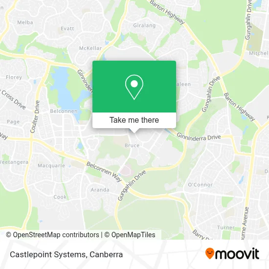 Mapa Castlepoint Systems