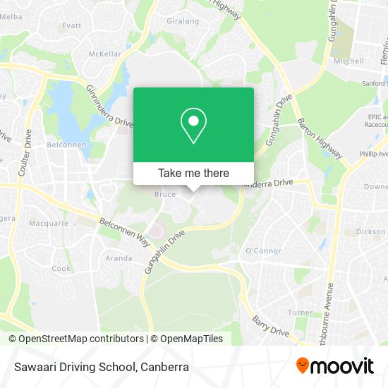 Sawaari Driving School map
