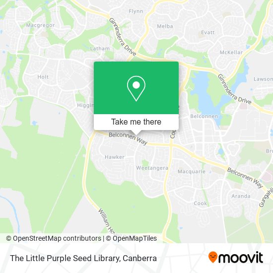 The Little Purple Seed Library map