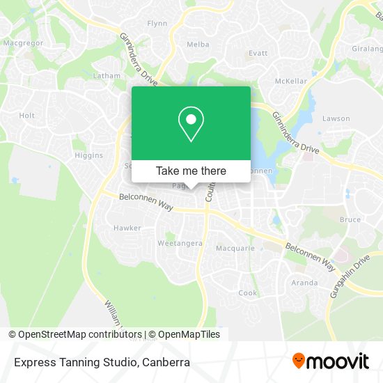 Express Tanning Studio map