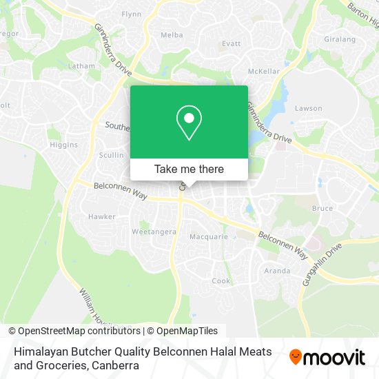 Mapa Himalayan Butcher Quality Belconnen Halal Meats and Groceries