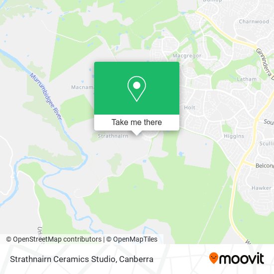 Strathnairn Ceramics Studio map