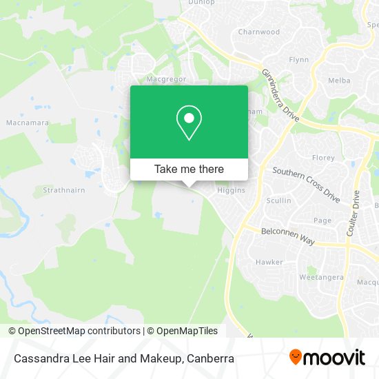Cassandra Lee Hair and Makeup map