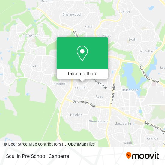 Scullin Pre School map