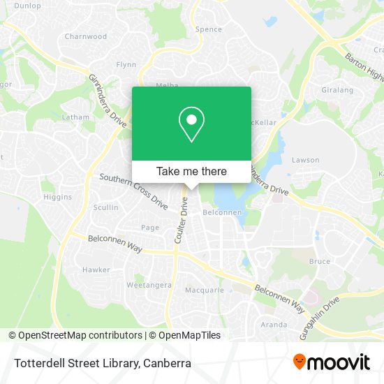 Totterdell Street Library map