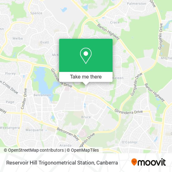 Reservoir Hill Trigonometrical Station map