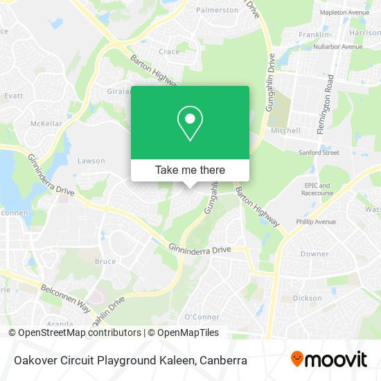 Oakover Circuit Playground Kaleen map