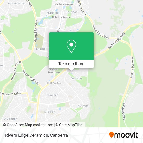 Rivers Edge Ceramics map