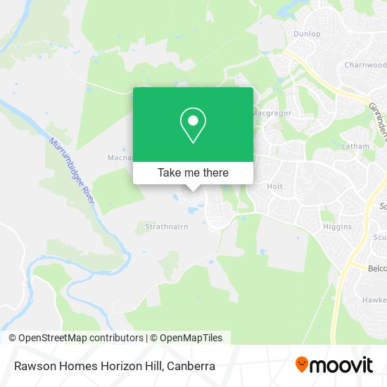 Rawson Homes Horizon Hill map