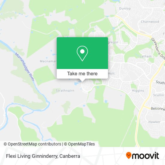 Flexi Living Ginninderry map