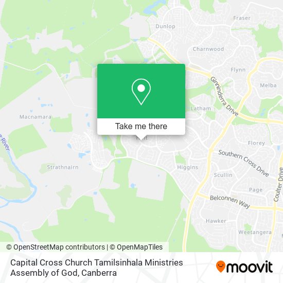 Capital Cross Church Tamilsinhala Ministries Assembly of God map