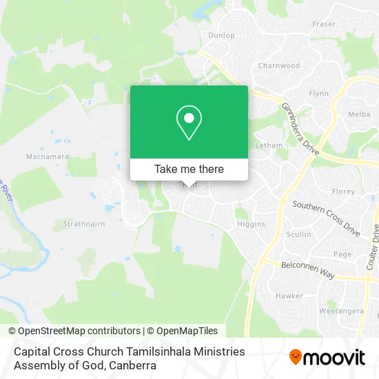 Capital Cross Church Tamilsinhala Ministries Assembly of God map