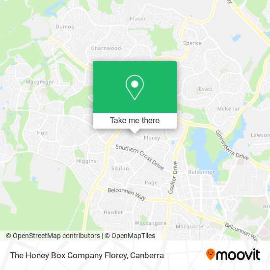 The Honey Box Company Florey map