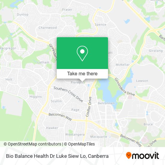 Bio Balance Health Dr Luke Siew Lo map