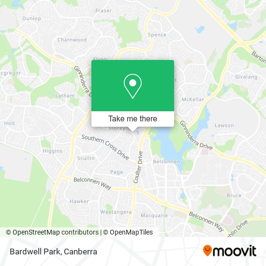 Bardwell Park map