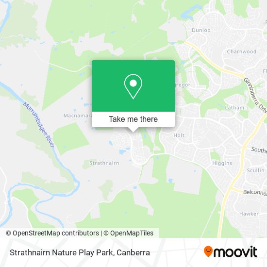 Strathnairn Nature Play Park map