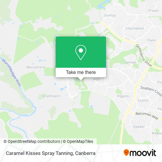 Caramel Kisses Spray Tanning map