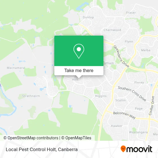 Mapa Local Pest Control Holt