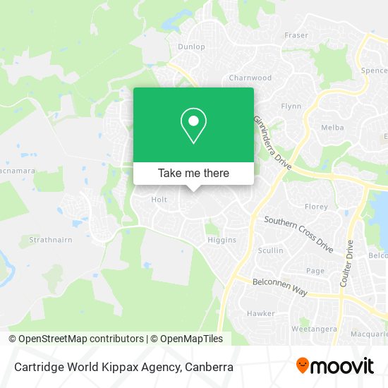 Cartridge World Kippax Agency map