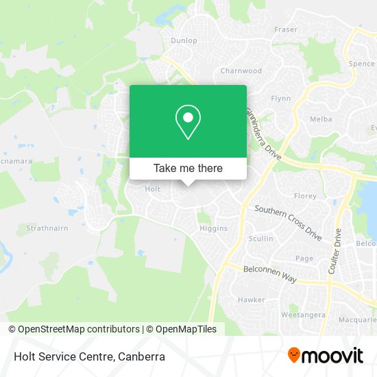 Holt Service Centre map