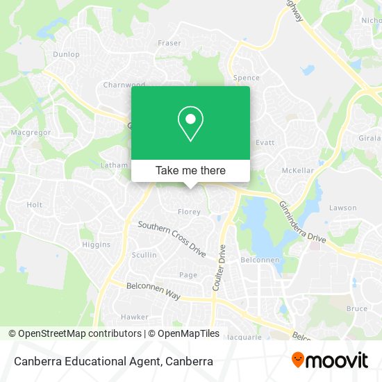 Mapa Canberra Educational Agent