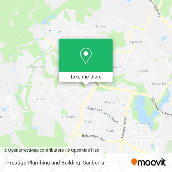 Prestige Plumbing and Building map